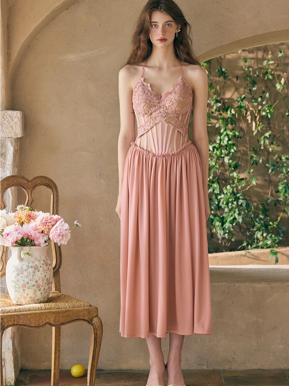 NEW LaceMade *Discontinued* Myrtle Butterfly Corset Dress - Picture 4 of 16